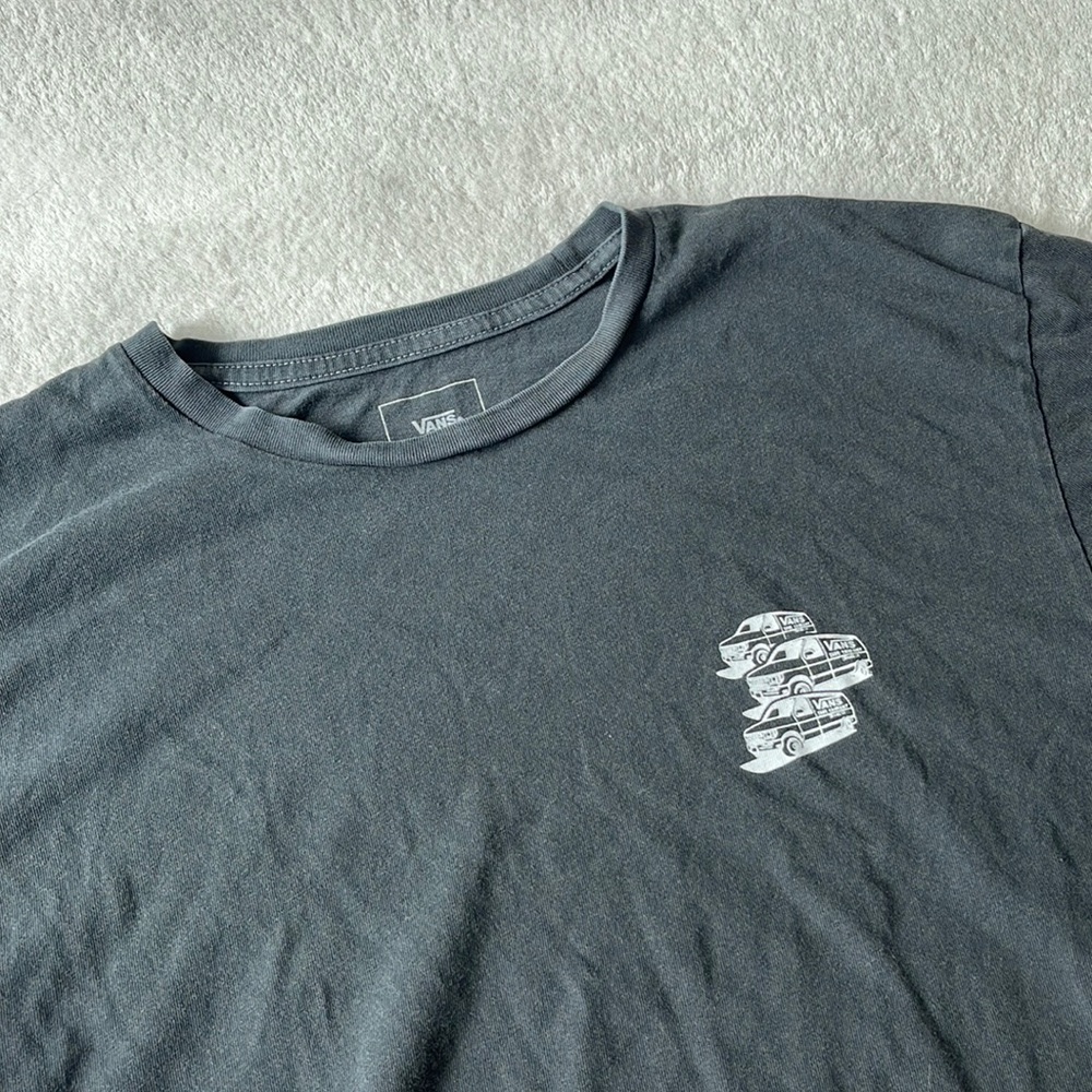 SHORT SLEEVE GRAY VANS TEE